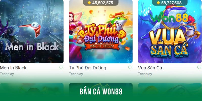 Cách chơi bắn cá Won88