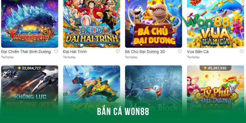 Kinh nghiệm bắn cá Won88
