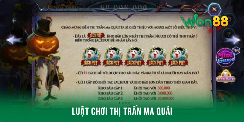 Luật chơi Thị trấn ma quái đơn giản, phù hợp nhiều đối tượng khách hàng