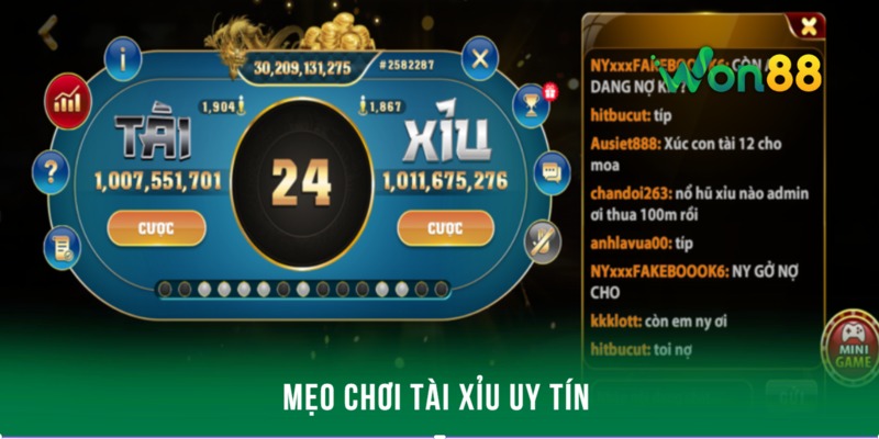 Áp dụng linh hoạt mẹo chơi để có kết quả tốt khi đặt cược tài xỉu